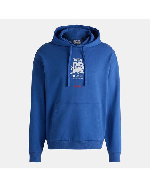 HUGO Blue X Racing Bulls Vcarb Fanwear Hoodie for men
