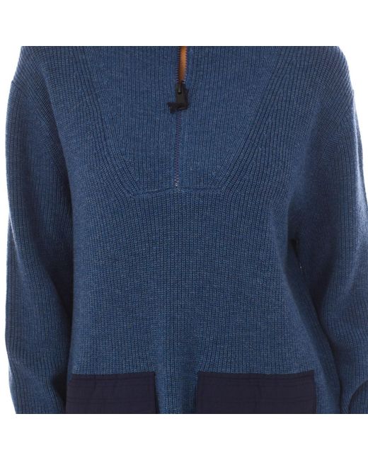 Napapijri D-Odle W Gebreide Trui Met Lange Mouwen En Col Ga4F03 in het Blue voor heren