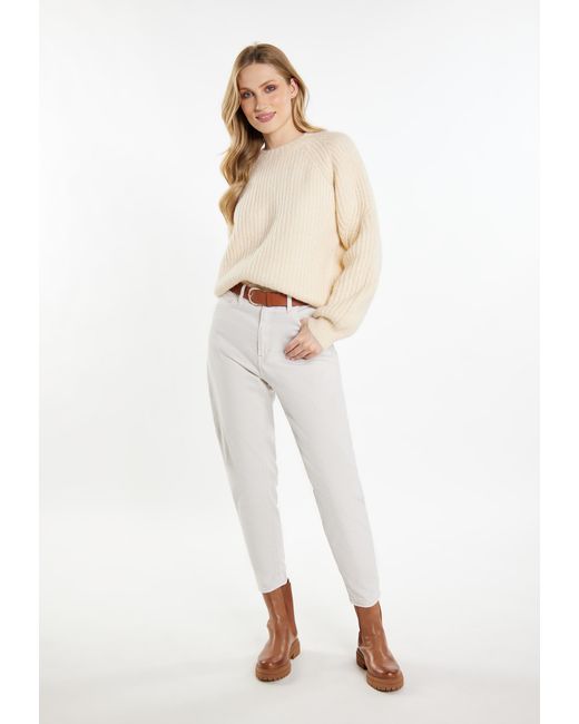 Dreimaster Natural Strickpullover Damen