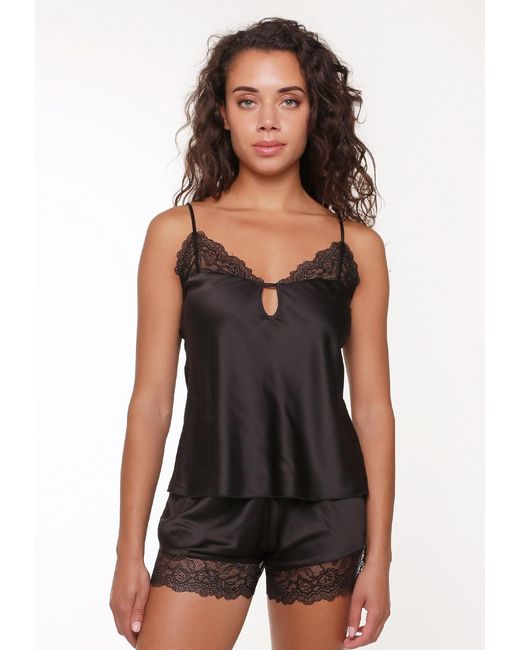 Lingadore Top & Shorts in het Black