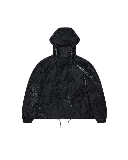 Rains String Regenjas W3 in het Black voor heren