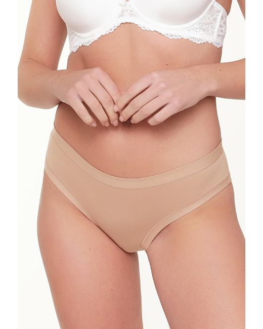 Lingadore 3-Pak Slip in het Natural
