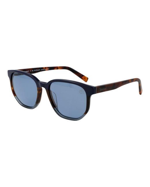 Timberland Blue Acetate Sunglasses for men