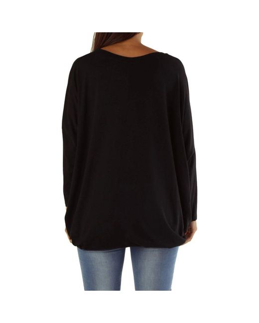 Met Viscose Sweater in het Black