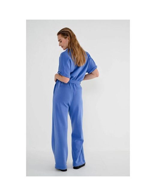 Maicazz Su26.M30.001 Suitte-Jumpsuit Iris in het Blue