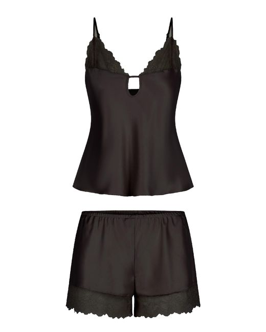 Lingadore Top & Shorts in het Black