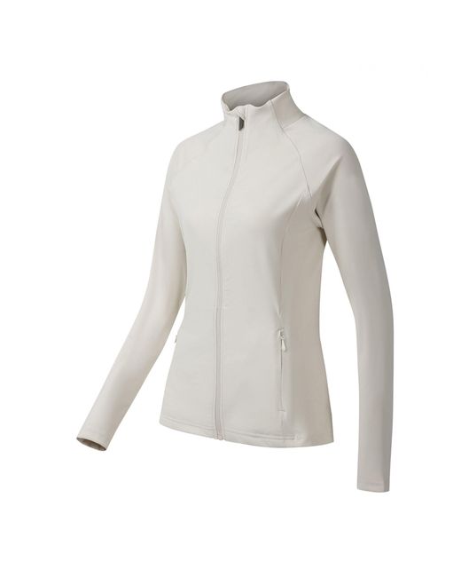 Dare 2b Refresh Full Zip Midlayer (Amandelmelk) in het Gray