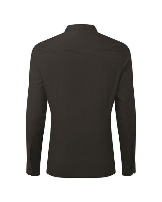 PREMIER Grootvader Shirt in het Black