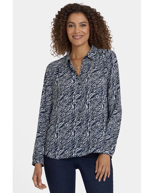 NYDJ Moderne Blouse in het Blue
