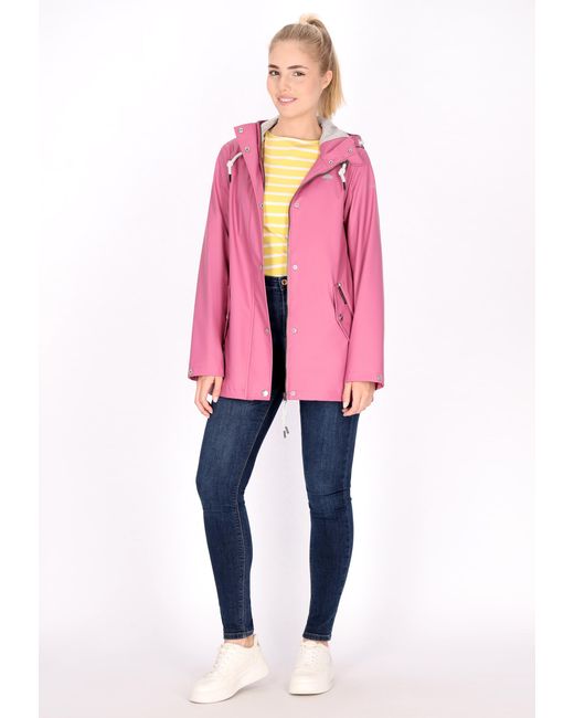 Schmuddelwedda Regenjas Wilde Bes in het Pink