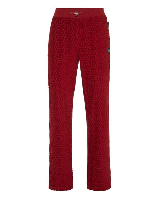 Philipp Plein Broek Monogram in het Red voor heren