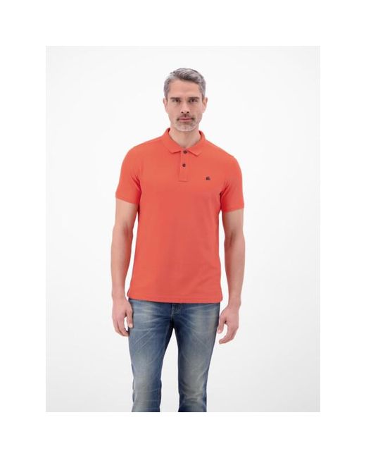Lerros Polo Ss Koraal in het Pink voor heren
