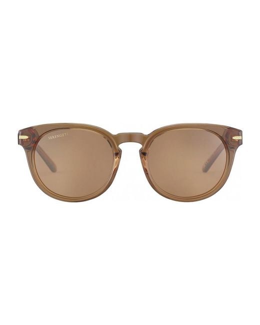 Serengeti Brown Ss574001-S 51 Havah Jab Sunglasses