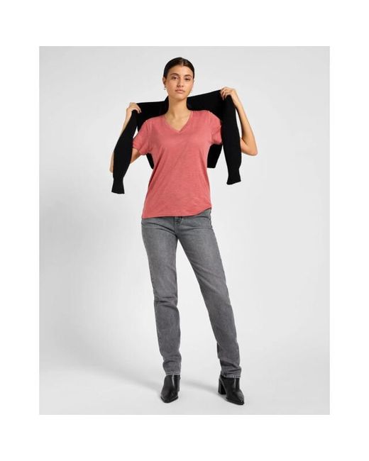 Lee Jeans T-Sihrt in het Red
