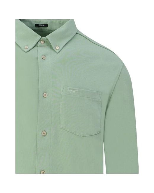 Denham Casual Overhemd in het Green voor heren