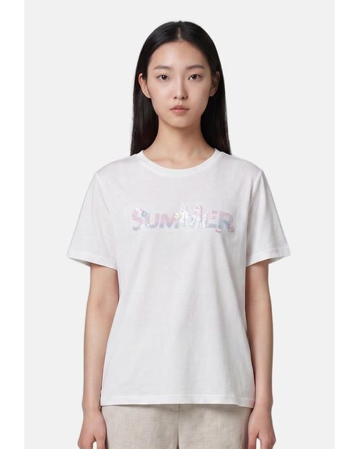 Chiara Ferretti T-Shirt in het White