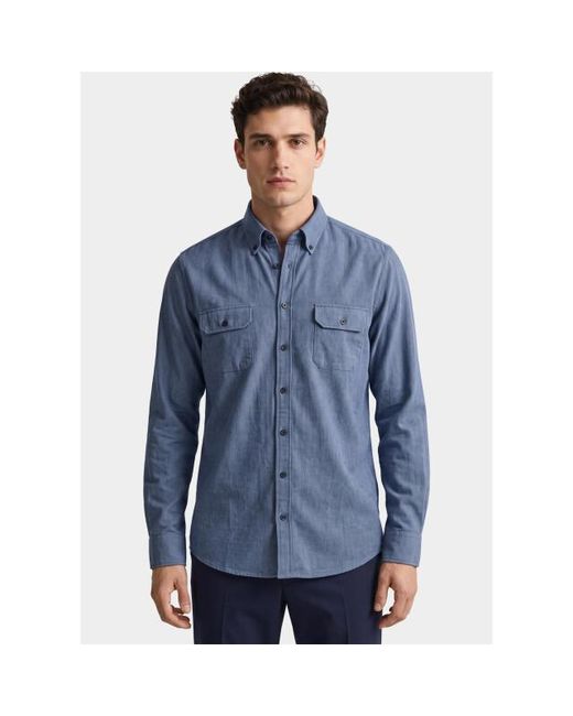 CASA MODA Overhemd 126132040/100 in het Blue voor heren