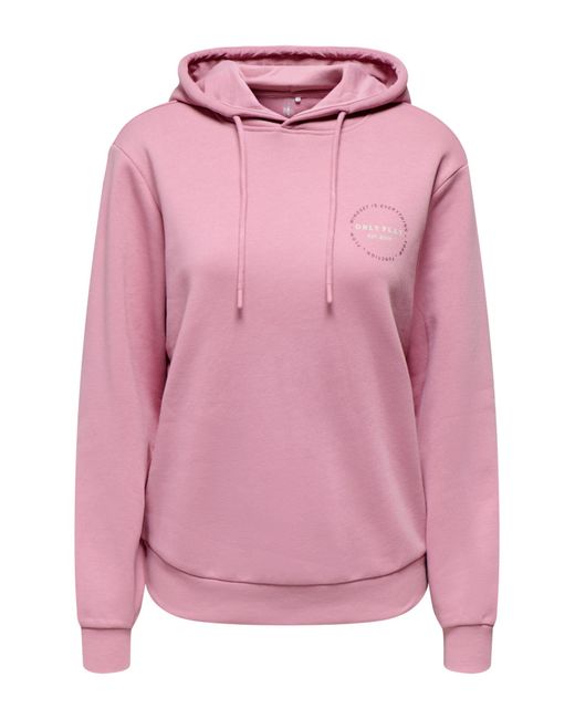 Only Play Hoodie in het Pink