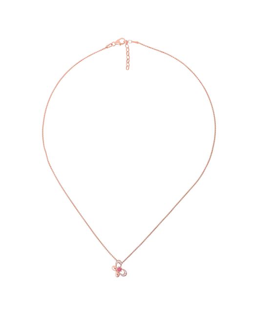 Orphelia Metallic 925 Sterling Chain With Pendant