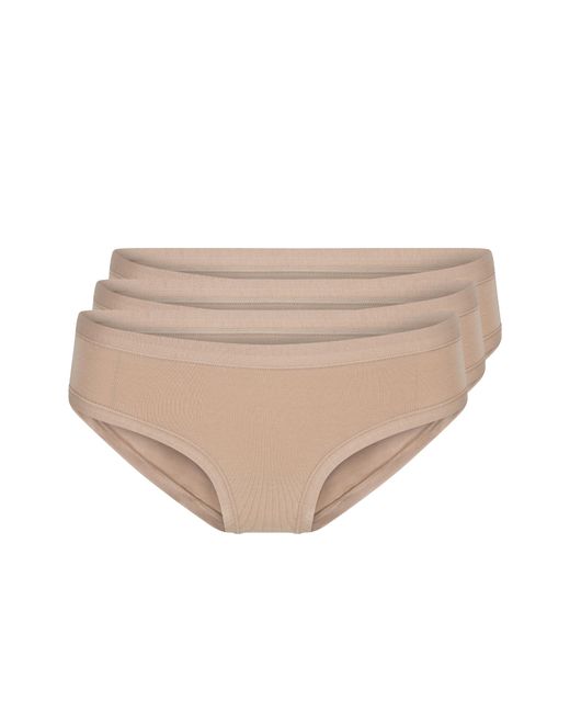 Lingadore 3-Pak Slip in het Natural