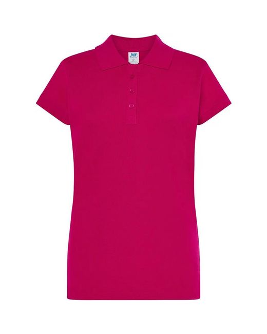 JHK Regular Poloshirt in het Pink