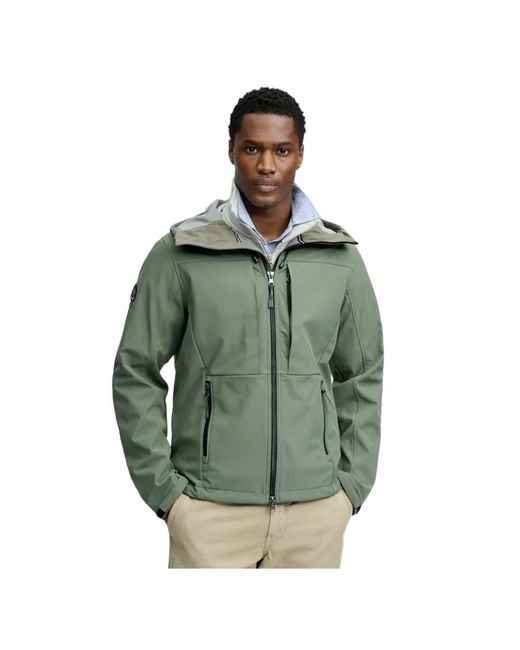 Superdry Softshell Tech-Jas Voor in het Green voor heren