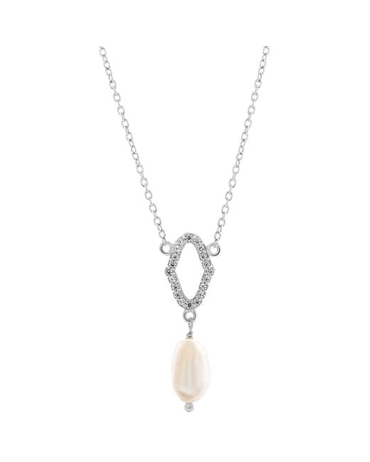Orphelia Metallic 'Normandy' 925 Sterling Pendant With Chain