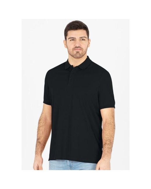 JAKÒ Polo Doubletex in het Black voor heren