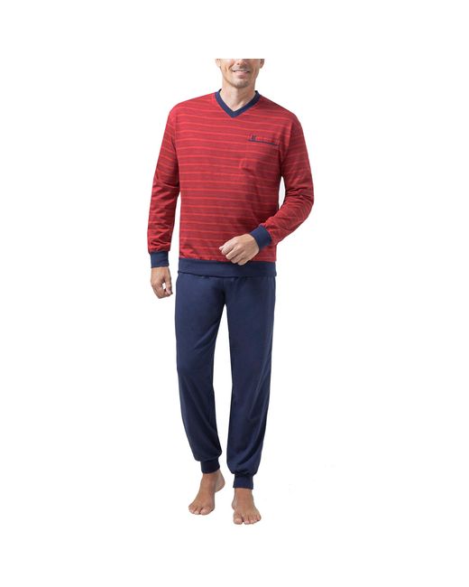Hajo Pyjama in het Red voor heren