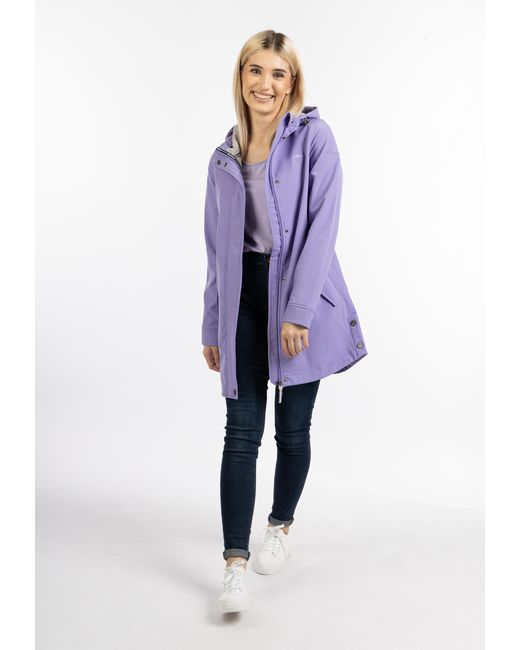 Schmuddelwedda Softshell Korte Jas in het Purple