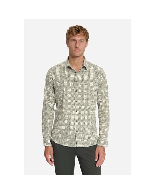 No Excess Overhemd 33430869 152 Moss in het Gray voor heren