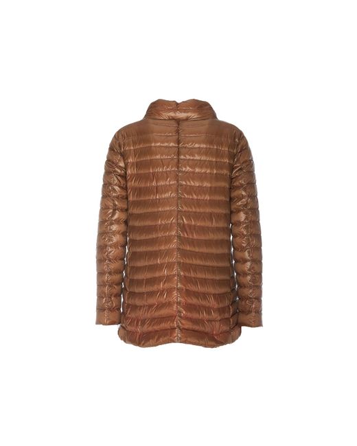 Herno Ultralichte Donsjas in het Brown