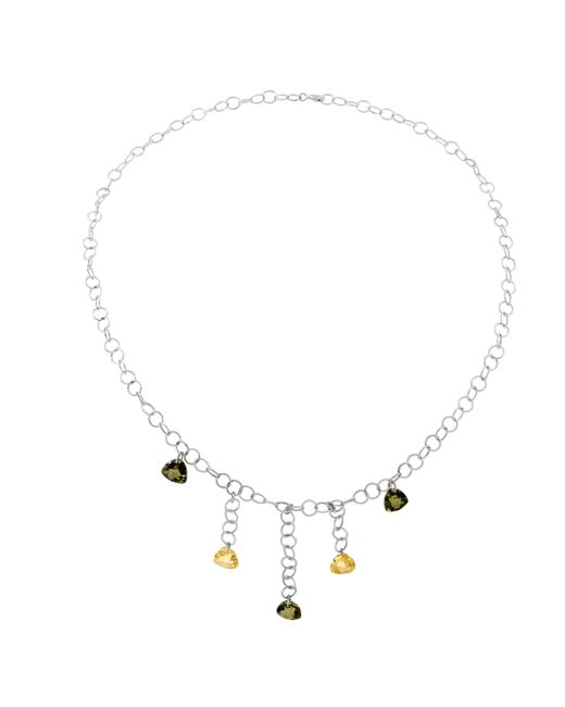 Orphelia Metallic 925 Sterling Necklace