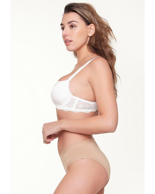 Lingadore 3-Pak Slip in het Natural