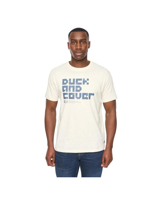 Duck and Cover White Bloxx T-Shirt (Off) for men