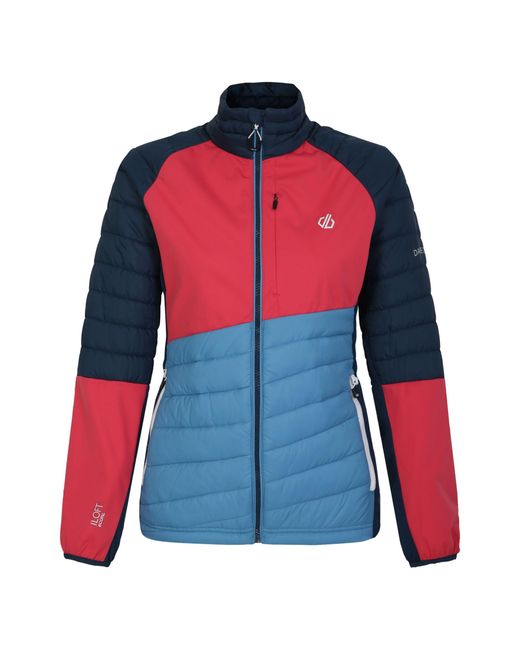 Dare 2b Red Ladies Lexan Hybrid Jacket (Niagara/Sorbet)