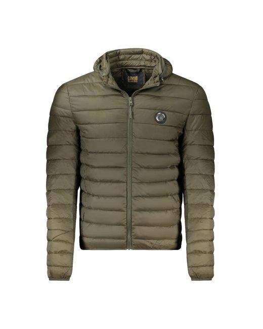 Roberto Cavalli Groene Polyester Lichte Jas in het Green voor heren