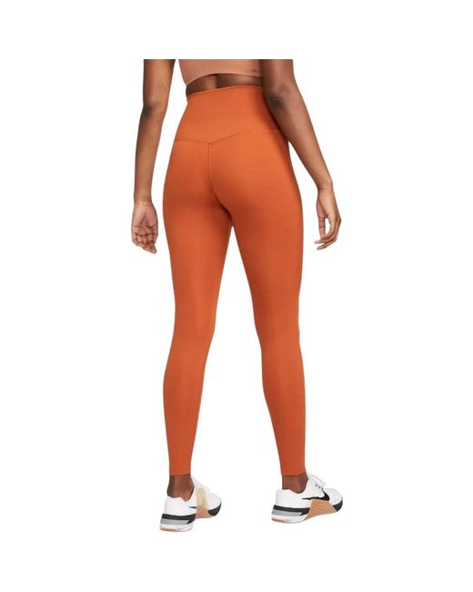 Nike Burnt Legging in het Orange