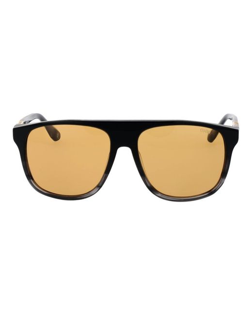BMW Multicolor Black Acetate Sunglasses for men