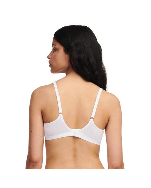 Chantelle Monogram Half-Cup Balcony Bra in het White