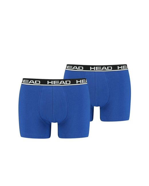 Head Basic Boxer 2P Boxershorts in het Blue voor heren