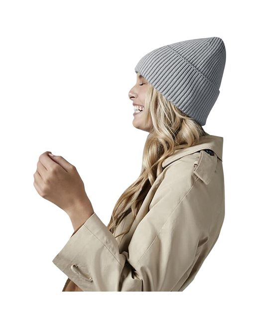 BEECHFIELD® Gray Mütze Mit Bündchen (Hellgrau)