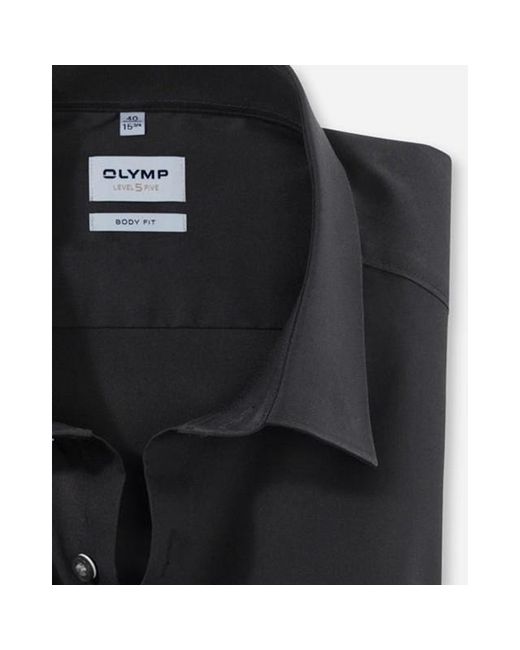 Olymp Casual Overhemd in het Black voor heren