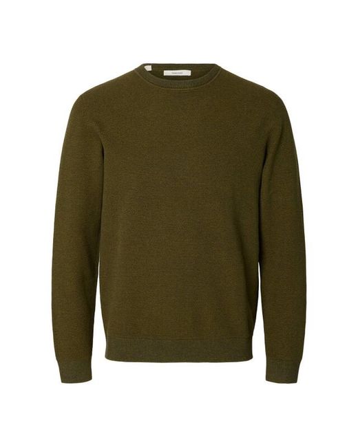 SELECTED Pullover 16094385 Slmross in het Green voor heren