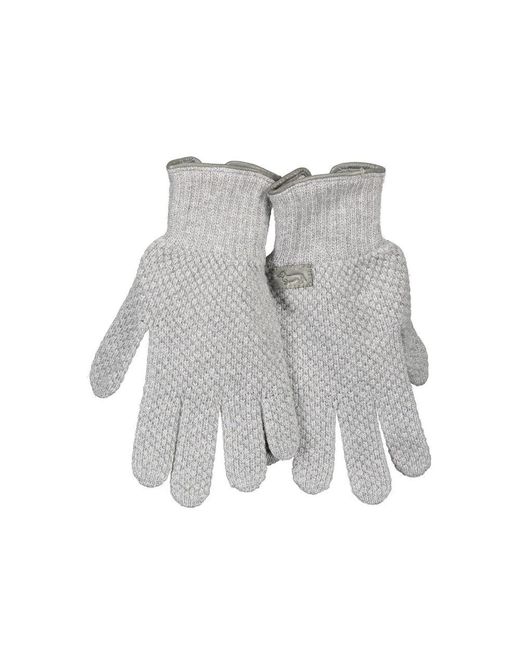Harmont & Blaine Strick Winterhandschuhe in Gray für Herren