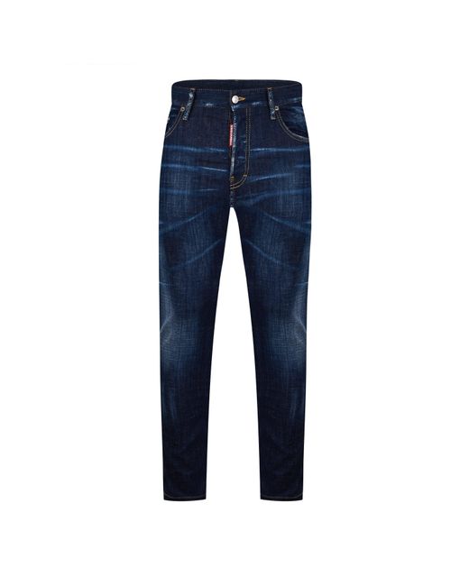 DSquared² Blue Clean Wash Skater Jeans for men
