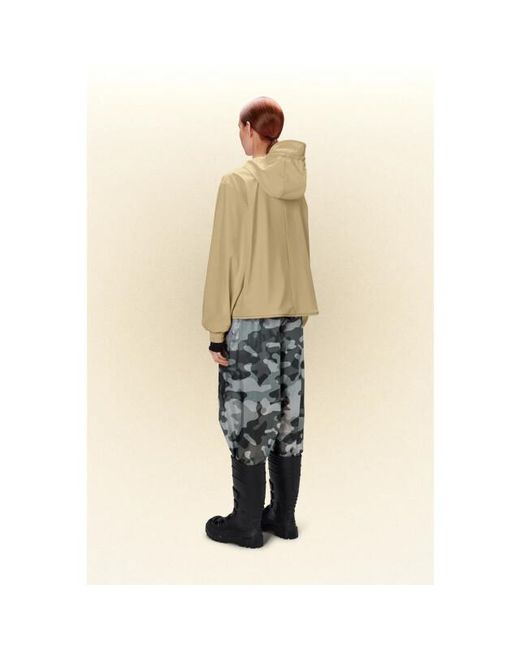 Rains String W Jacket 18040 Sand in het Natural