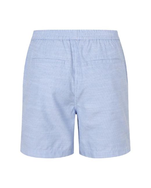 Plain Pantalon 41005 in het Blue voor heren