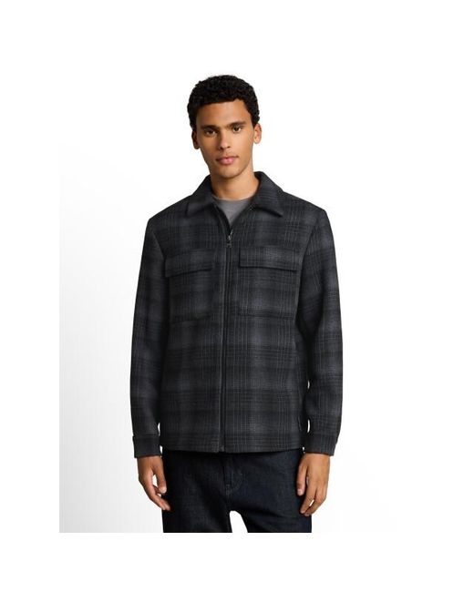 Tom Tailor Wool Optic Overshirt in het Black voor heren