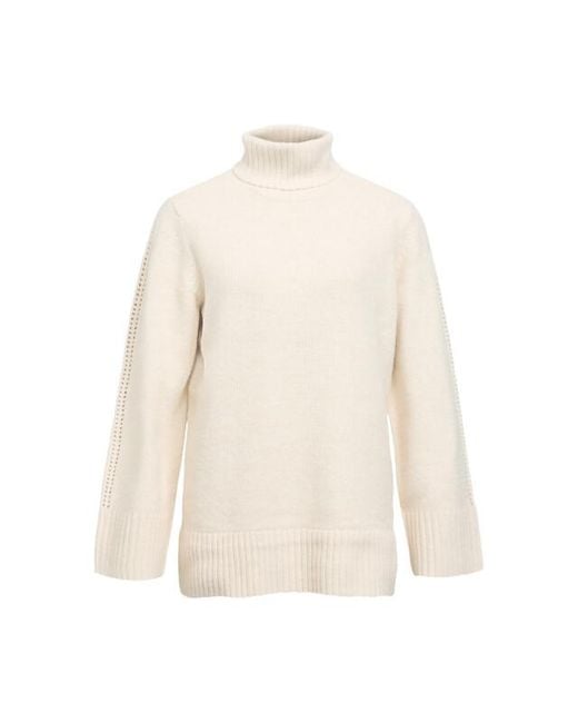Object Objmali/S Lo Rollneck Pullover No in het White